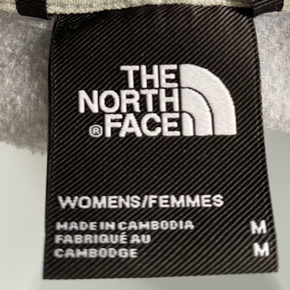 The North Face 100 Glacier 1/4 zip cropped fleece in gray Medium - Picture 11 of 16